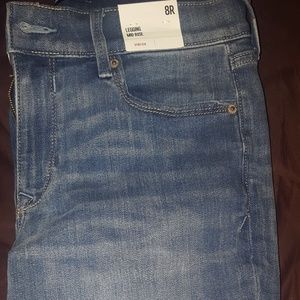 Express mid rise legging jean size 8R NWT
